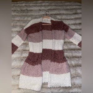 Pink Altar’d State fuzzy cardigan